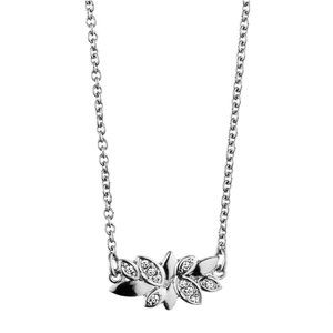 Dyrberg/Kern Ubonia Swarovski crystal flower necklace